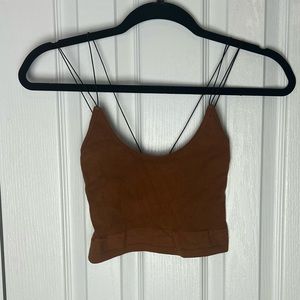 Crop top/ Bralette with double thin straps